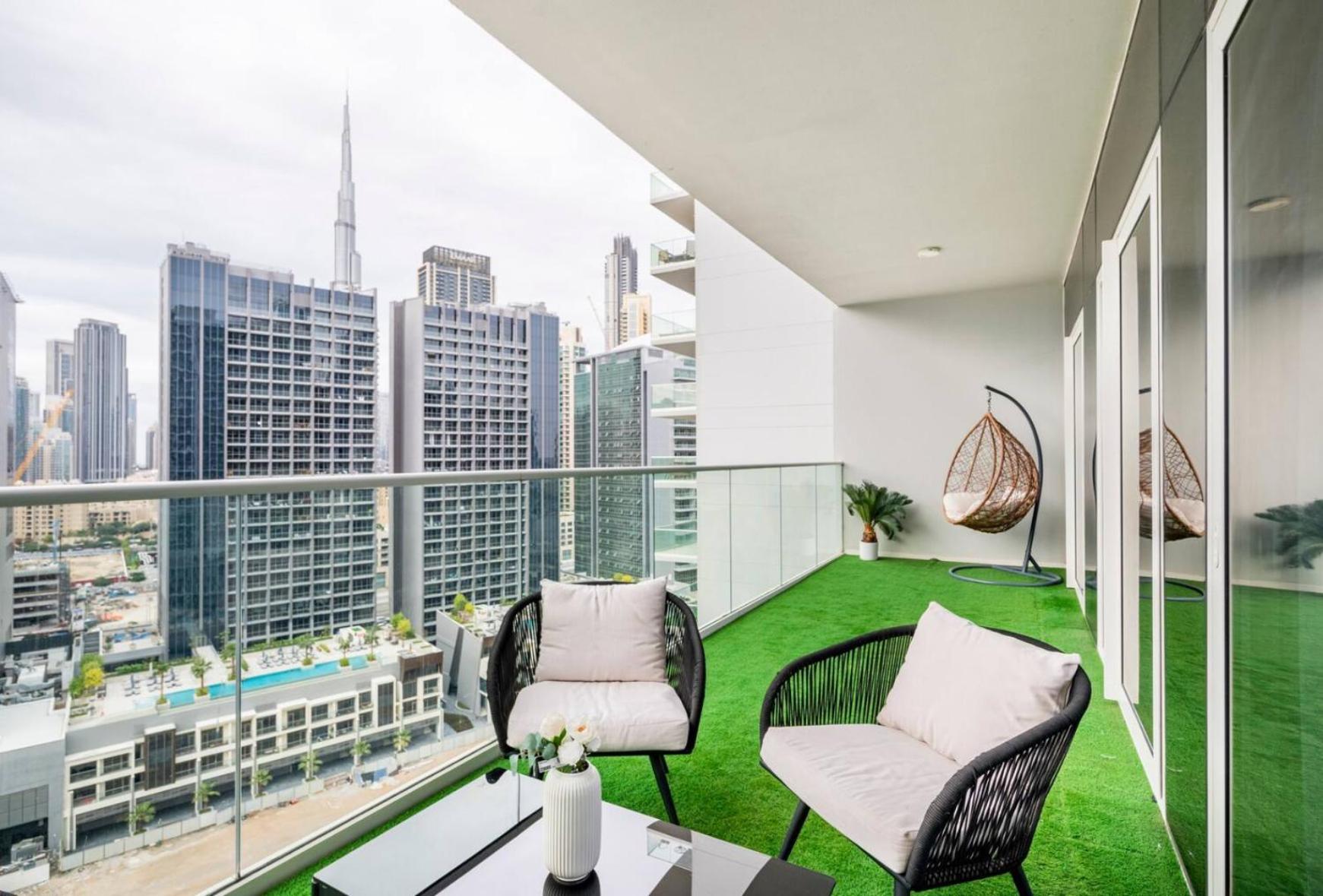 Luxury 2 Bedroom With Burj Khalifa View Dubai Exterior photo